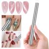 Magnetische Nagelkunst Goldener Reifenstab Nagelmagnetischer Stick Zylindrisch für UV-Gel-Lack Glitzereffekt Werkzeuge Maniküre Design-Werkzeug