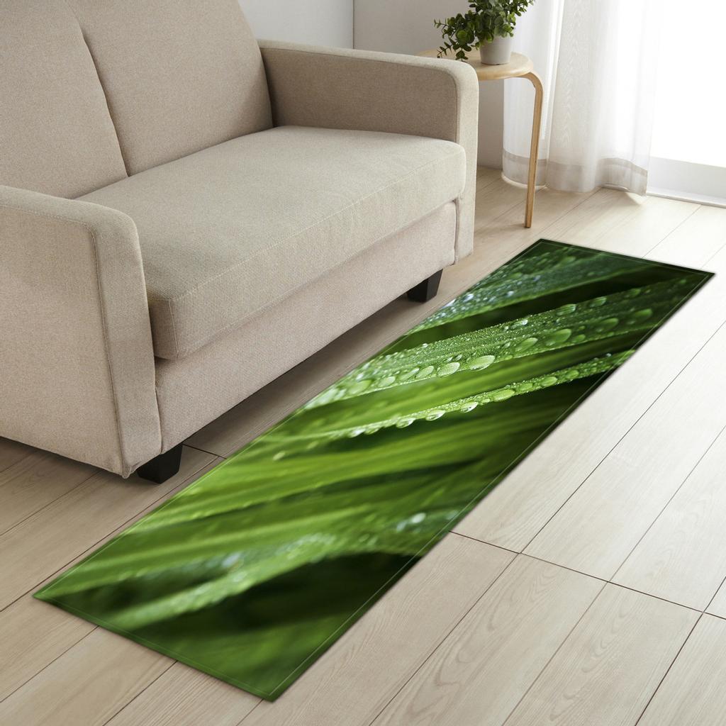 Fresh Absorbent Non-Slip Door Mat Toilet Kitchen Floor Mat Bedroom Living Room Carpet