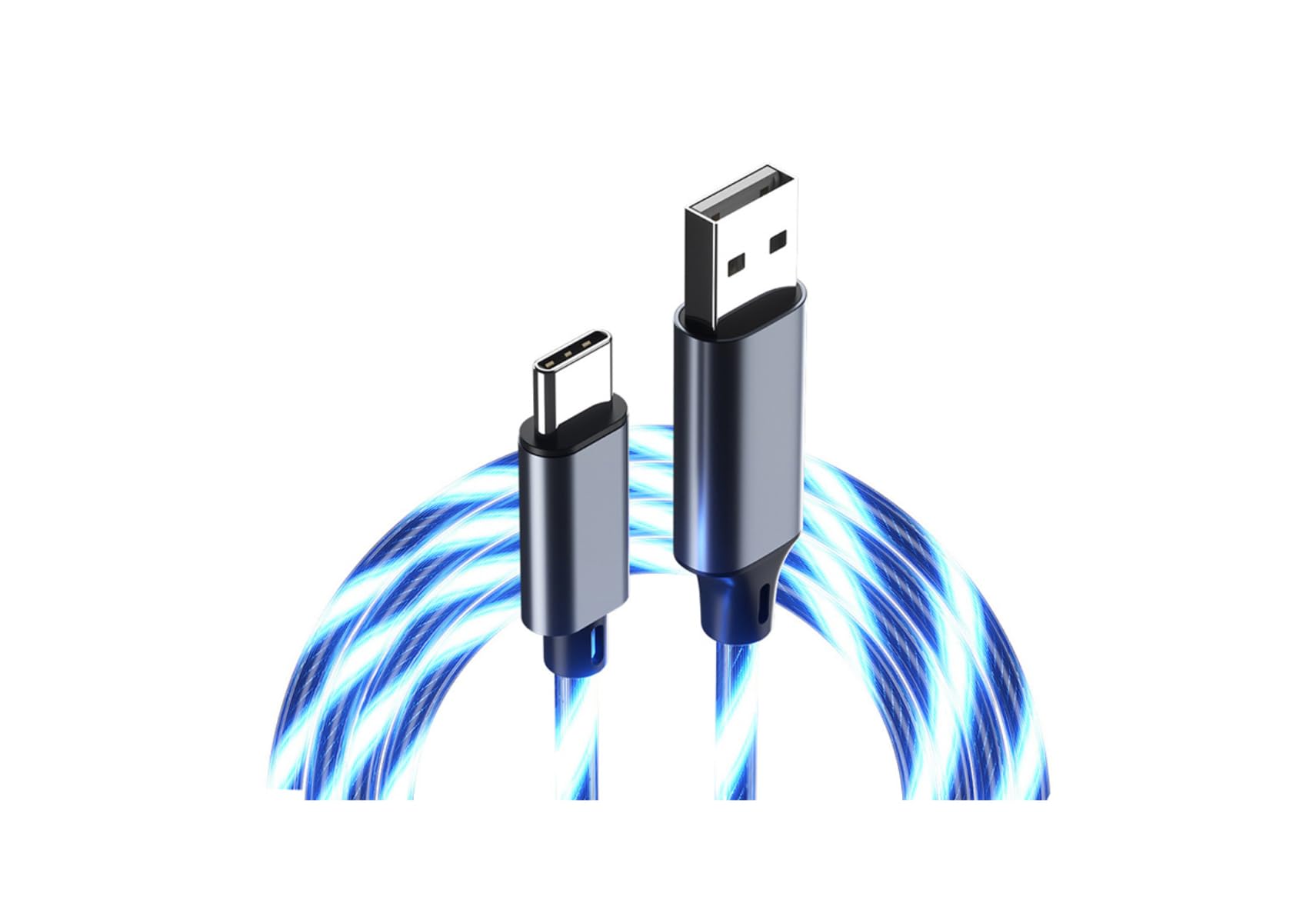 Kashimura USB-зарядка и синхронизация, синяя часть и кабель, 1,2 м, A-C, светодиод, номер AJ-637