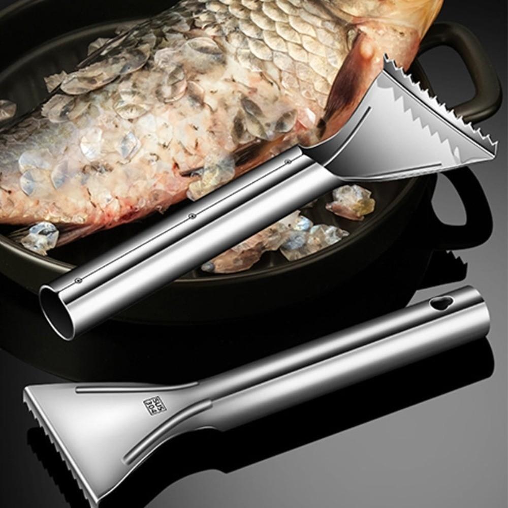 Multi-purpose Fish Scales Scraper Stainless Steel Cleaning Scraper Cooking Accessories
