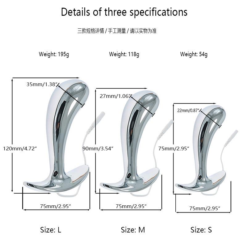 Heavy Electric Shock Chastity Lock G-Spot Butt Plug Combination Suit Male Training Masturbation Tool Adult Sex Product