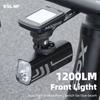 ESLNF 1200 Lumens Bike Headlight Highlight MTB Road Bicycle Aluminum Alloy Bicycle Constant Lumen Front Light Bicycle Light