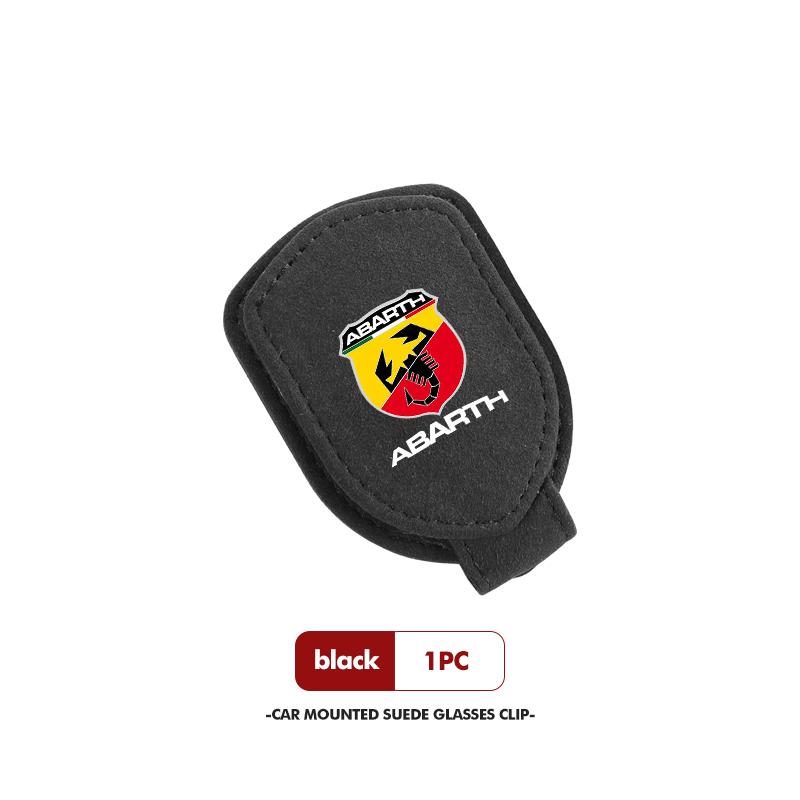 

Car Sun Visor Glasses Holder Storage Clip Decoration Accessories For Abarth Fiat Grande Punto Tipo Stilo Ducato Palio 500x