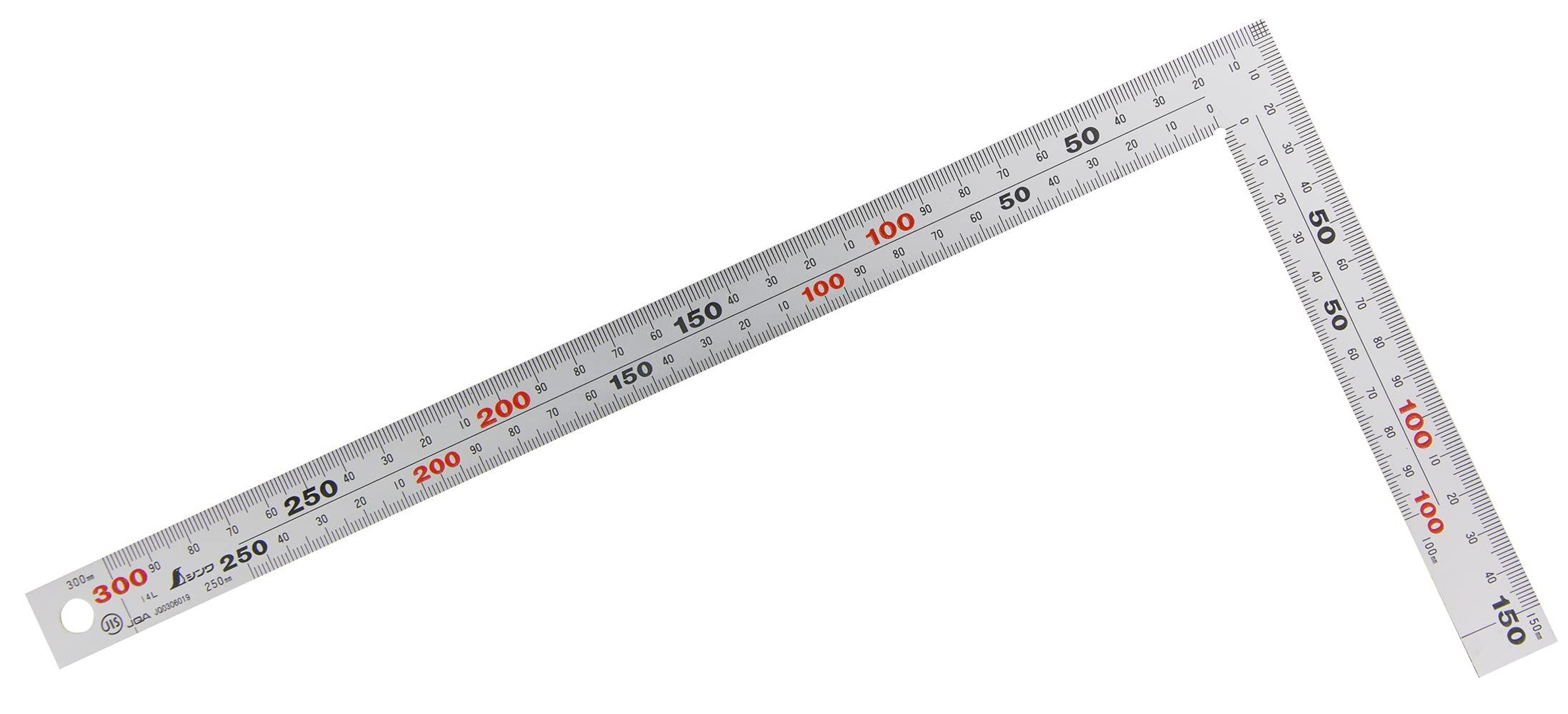 

Shinwa Sokutei Thick Wide Silver 30cm 10421