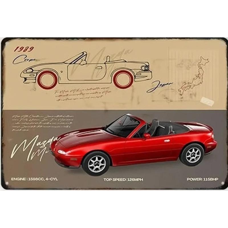 Garage Bar Metal Sign Vintage Wall Decor 20x30cm