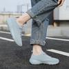 Fashion Man Shoes Knitting Sock Sneakers New Lightweight Soft-soled Running Shoes for Women Flying Woven Round Head Casual Breathable Me