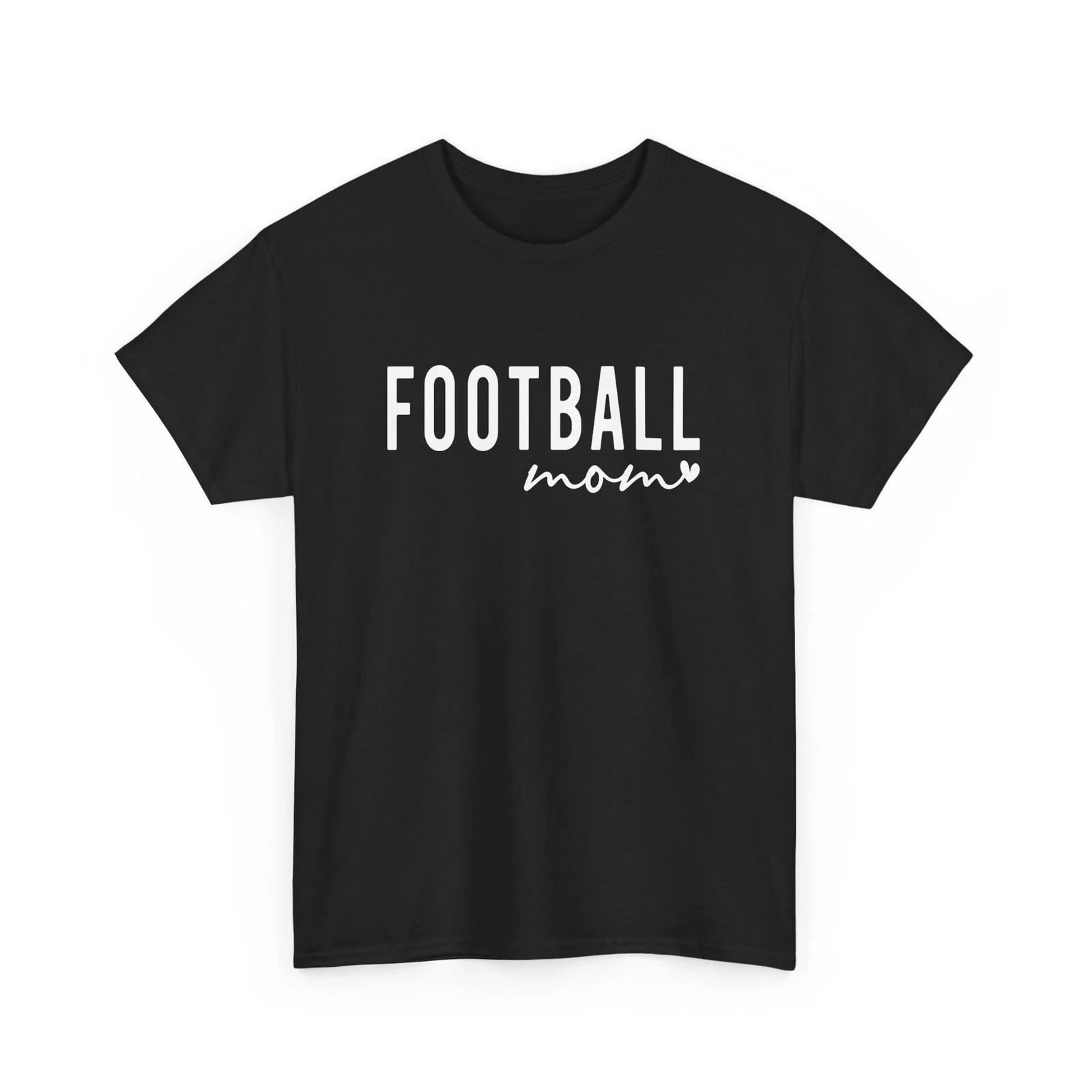 Mom American Football T-Shirt - Football Fan Tee for Game Day & Tailgating M