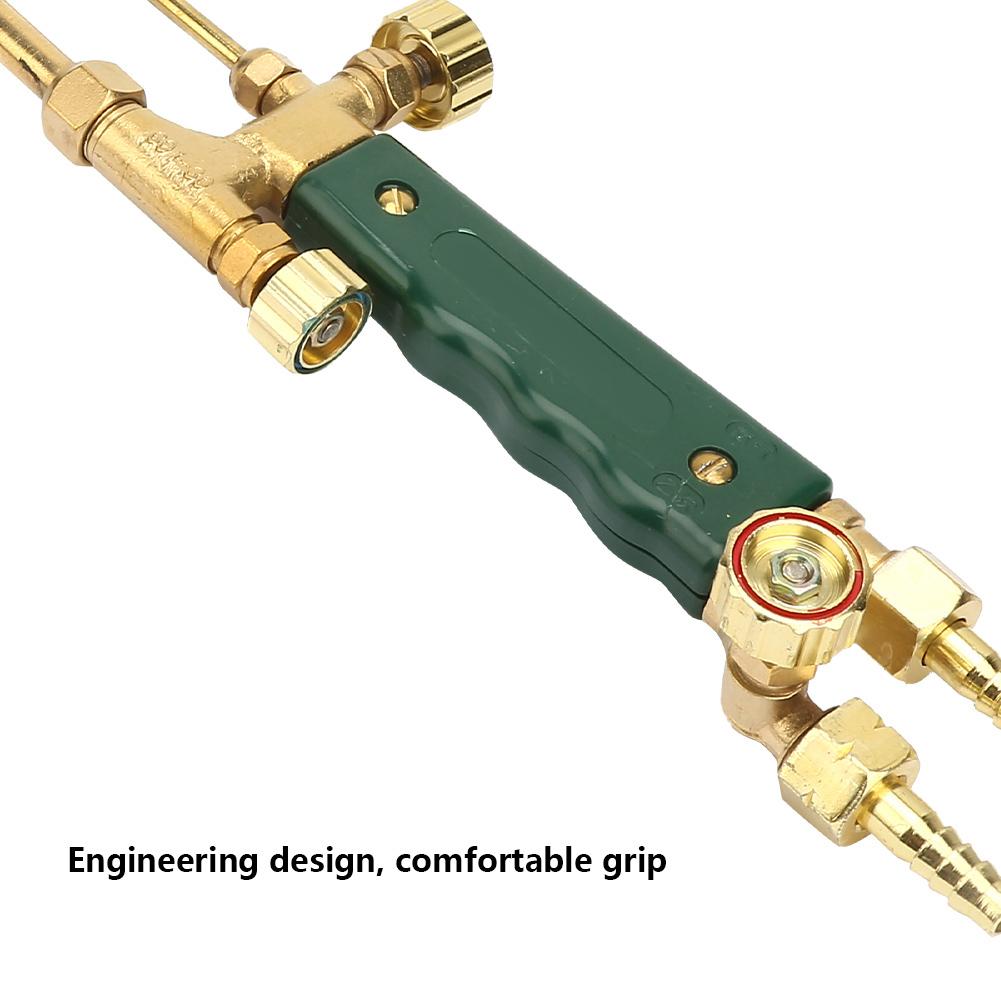 Handheld Copper Oxygen Acetylene Gas Injector Type Cutting Torch Metalworking Welding Tool(30)