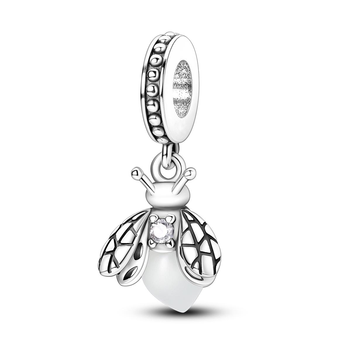 

Fits Original Arm Premium Exquisite Bracelet Copper Glowing Firefly Charms Pendants For Ladies Jewelry Making Gift