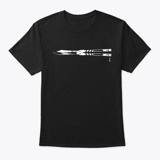 

Balisong 100% Cotton T-shirt Mens Tees Top Made in the USA T-Shirt Tee Top Unisex XL