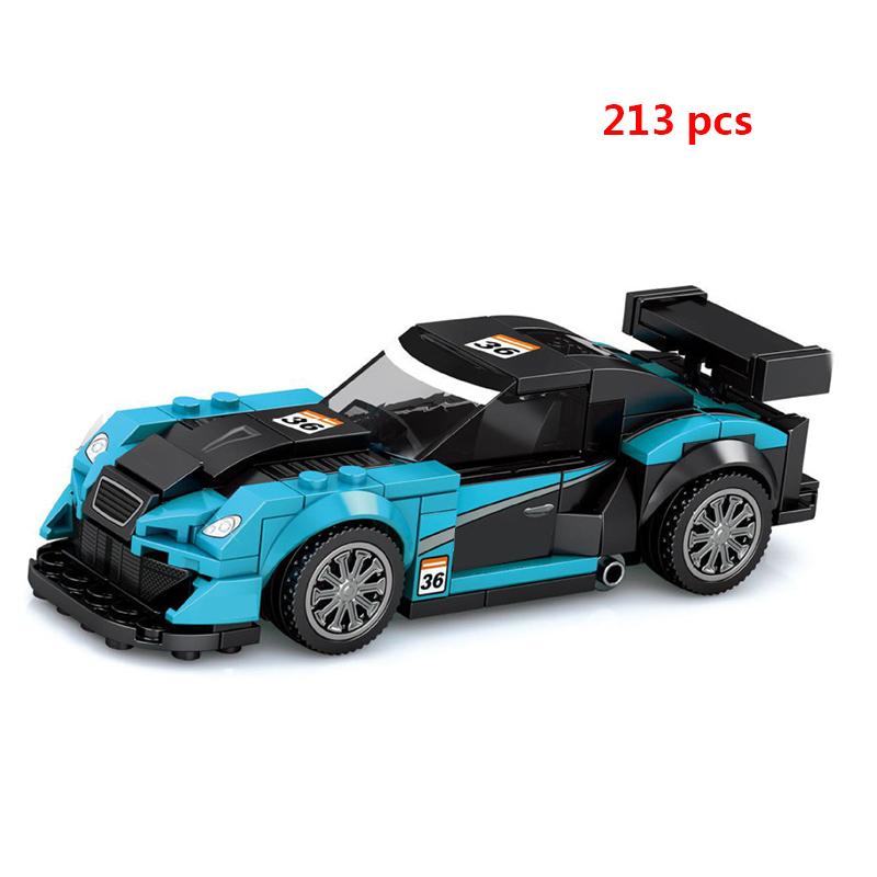 For Technical City Speed Champions Sports Car Racing Car Super Racers Figures Building Blocks Bricks Garage Toys Gifts Friends