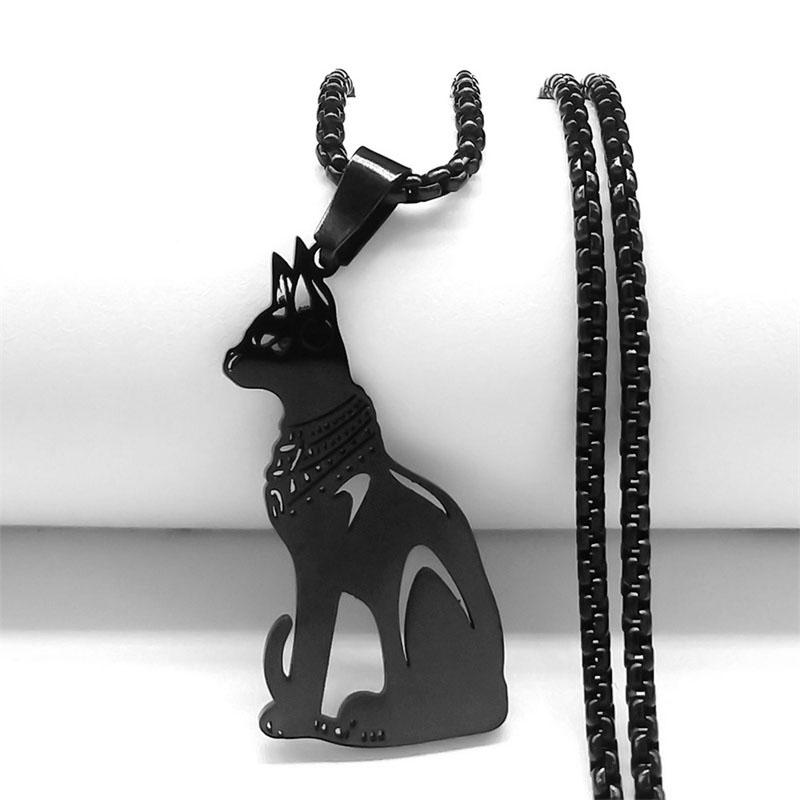 Ägyptischer Skarabäus Auge des Ra Horus Halskette Edelstahl Gold Ankh Schlüssel des Lebens Schmuck Halsband Elegantes Geschenk N2336S01