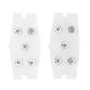 2pcs 5 Prong Ice Cleats Non Slip Enhanced Grip Portable Shoe Spikes for Winter Hiking Snow Traction