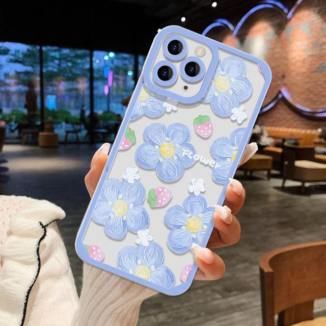 Custodia Dipinta a Cuore Ins Love Per Custodie Iphone 14 Silicone Funda Iphone 11 12 13 Pro Max 7 Plus 8 X Xs Max Se 2022 Xr Cover Coque