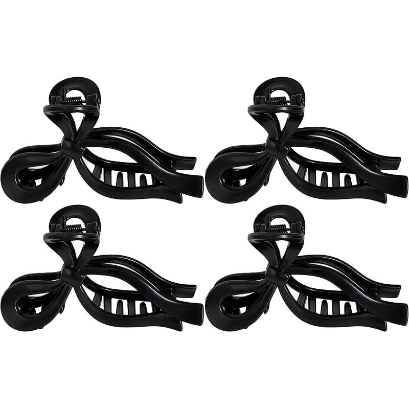 Solid Color Elastic Soft Silicone Hair Clip Fashionable and Elegant Shark Clip Hair Accessories