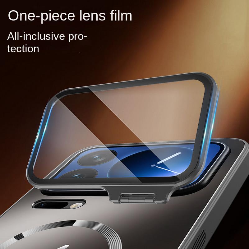 Multi-functional Metal Lens Protection Bracket Holder Case For Xiaomi 17 Ultra Mi 17 Pro Max with Lightning Magnetic Ring Cover
