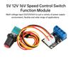 PWM DC 3A/10A Motor Speed Controller PWM Potentiometer Governor Speed Regulation Board Speed Switch Function Module