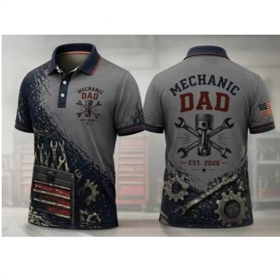 2026 men's short-sleeved polo, casual and comfortable