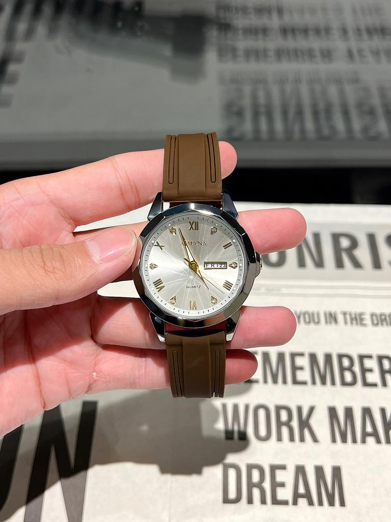silicon band unisex watch elegant style