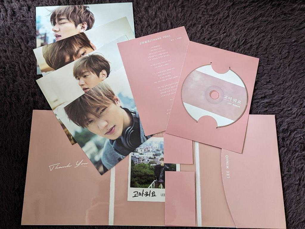 [USED] Lee Min Ho CD "SONG FOR YOU" CD "Thank You" Set