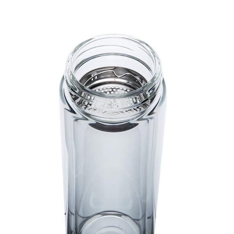 Deli 8977 Double-Layer Glass Cup