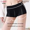 Oodifen Women's Ice Silk Seamless Safety Shorts