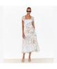 Tolibeochi Printed Smoke Dress - The Full Beige