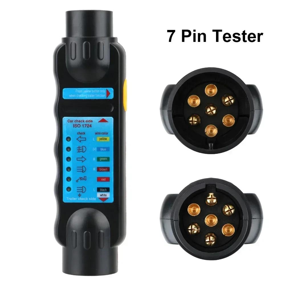 Universal 13 Pin Diagnostic Tools 12V Wiring Circuit Light Test Car Truck Caravan Accessories Trailer Plug Socket Tester