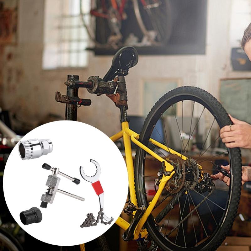 Bicycles Repair Tool Kits Road Bikes Maintenance Tool Flywheel Removal Chain Breaker Cranks Pullers Cycling Accessories