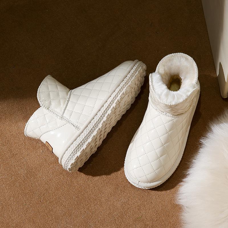 Cotton Shoes Women's Winter Fleece Thickened Cotton Boots Plus Size Warm Women's Shoes Snow Boots Women's Boots Couple Boots