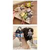 Cute Bear Double Sided Hair Claw Bow Shark Clip Elegant Back Head Hair Accessories