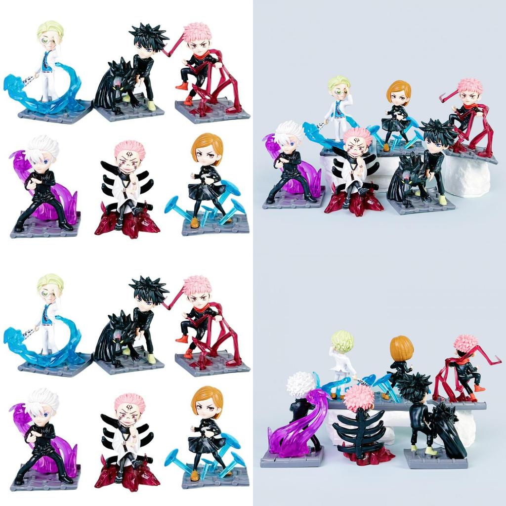 Jujutsu Kaisen Pvc Character Models With Battle Pose Effects For Anime Collectors And Decor