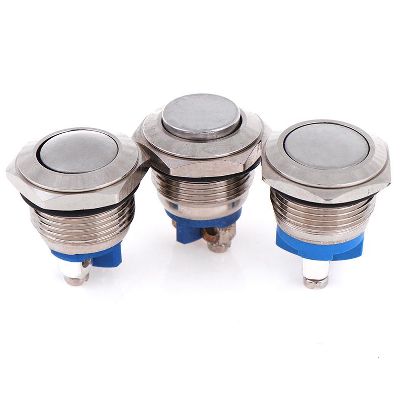 16Mm Metal Push Button Switch No Momentary Reset Self-Reset Push Button Switch