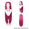Cosplay Wig Hunters Cosplay Women Cosplay Long Hair Nails Wigs Wig Full Head Cover With Purple Long Hair Fried Dough Twists