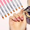 8 Pcs Set Nail Art Brush Gel UV Nail Painting Flower Drawing Pen Nail Art Tool