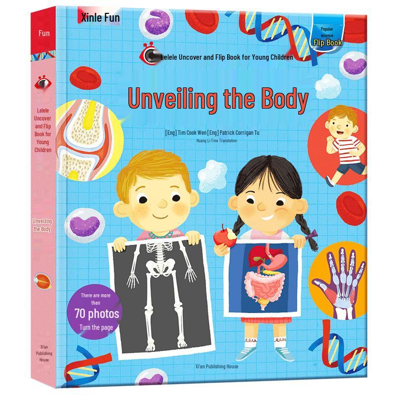 Lelequ Discover Your Body Interactive Science Flip Book