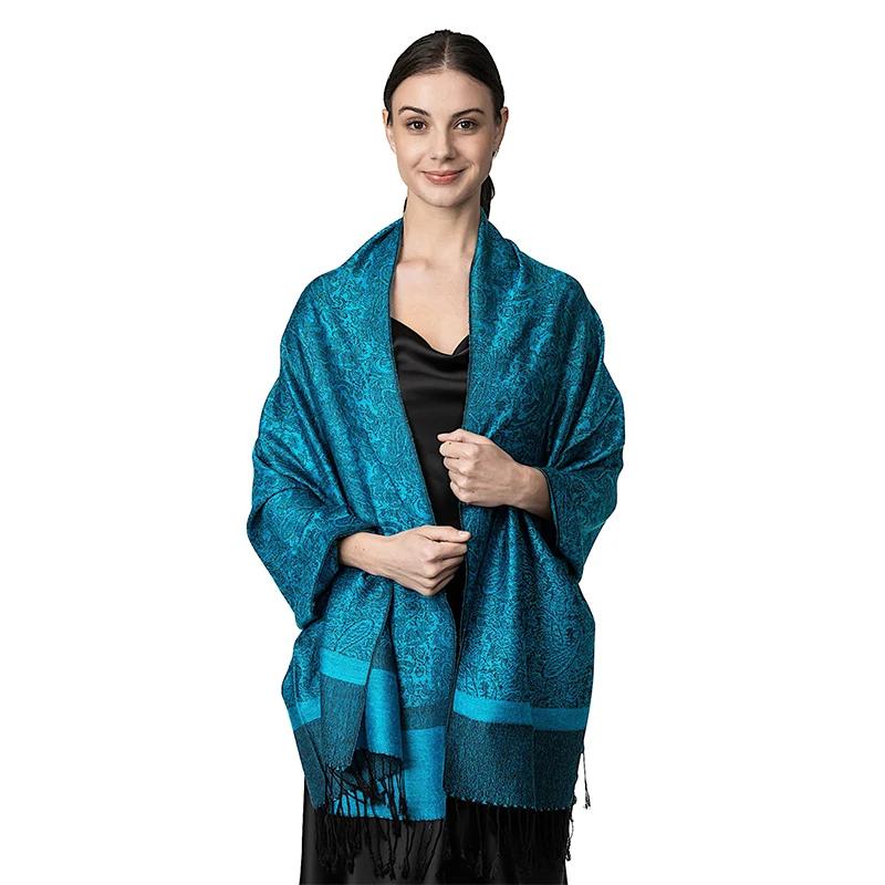 Scarf Women Luxury Fashion Thick Soft Lady Scarves Stole Shawl Muslim Hijab Wrap Headband Neckerchief Bandana