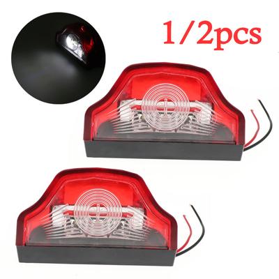 3 LED Numero Lampade Impermeabile E9 per Camion Rimorchio Luce Bianca 1x/2x 12V-24V Luce Targa Auto