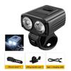 Rechargeable C-Type Bicycle Headlight 5-Mode Handlebar Light High Beam Low Beam Cycling Accessory