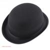 Unisex klobouk bowler Černý klobouk Klobouk bowler Vrcholový klobouk Bombin Klobouk na kostým Kouzelník Nošený klobouk Kostým pro divadelní scénu