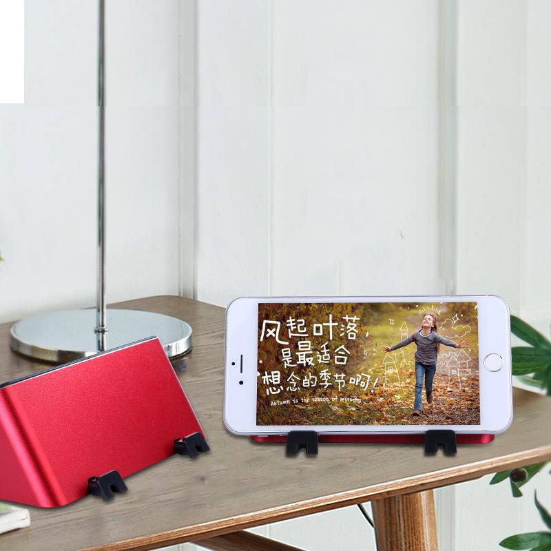 New Product Simple Electronic Clock LED Digital Clock Convenient Alarm Clock Electric Storage Mirror Clock Aluminum Shell Production 6616