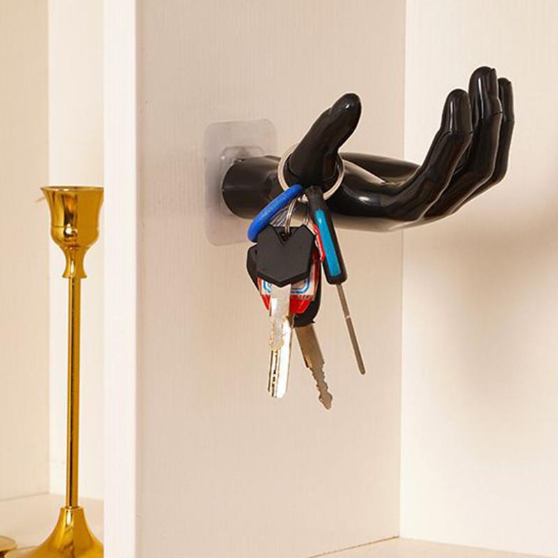Harz Wandhaken Selbstklebend Handform Haken Ohne Bohren Handflächenförmiger Haken Wandmontiert Multifunktional Für Zuhause Büro