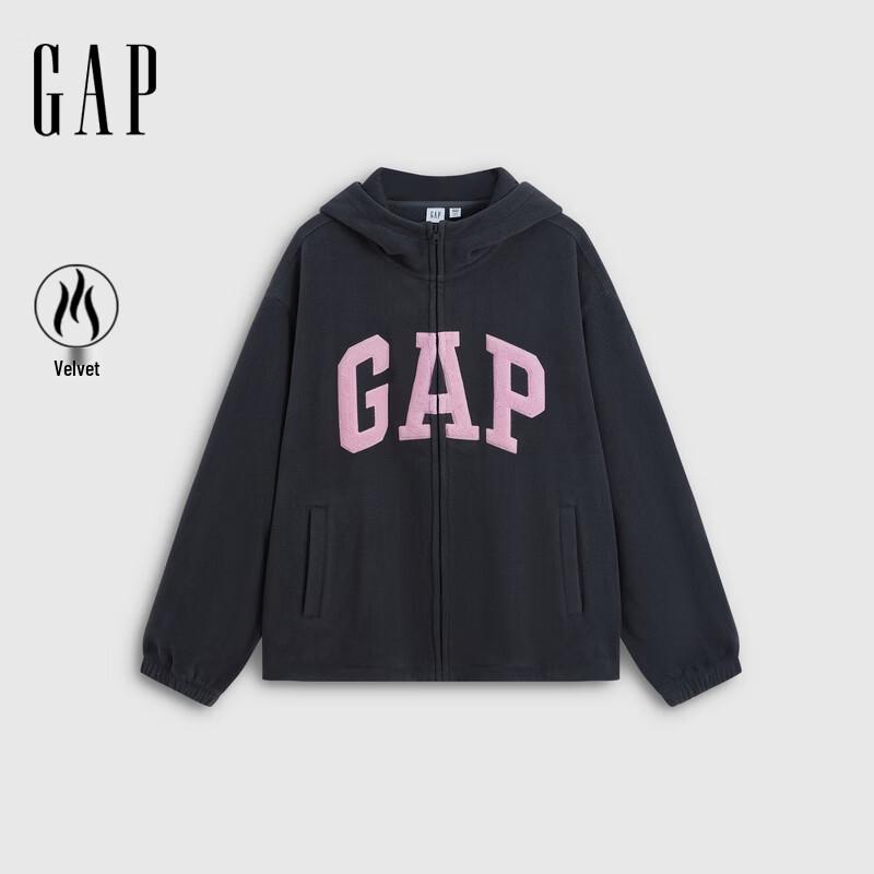 Gap Women's 2026 Fall Logo Zip-Up Hooded Sweatshirt