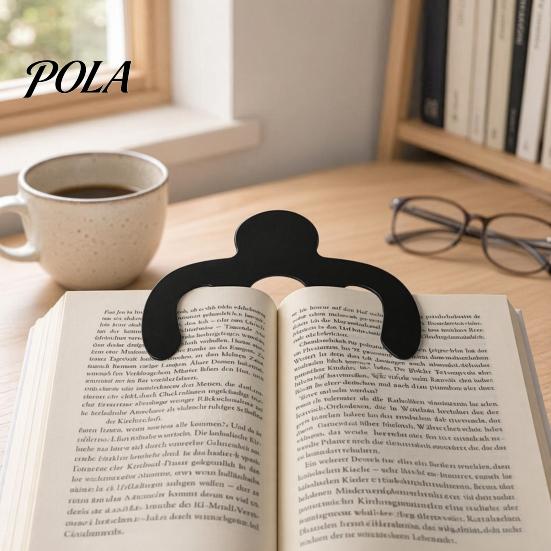 Little Man Bookmark 3D Printed Bookmark, Hands Free Reading Design, Creative Book Page Textbooks Holder Clip, Securely Fun Accessory, for Students