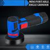 12V Brushless Angle Grinder Cordless Polishing Grinding Machine Mini Electric Power Cutter with Cutting Wheels Battery