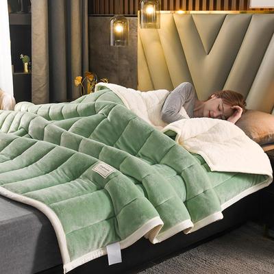 Winter Thicken Blanket Warm Lamb Fleece Blanket Soft Throw On Sofa Cover Bed Cover Double Sided Solid Color Blankets Bedspread