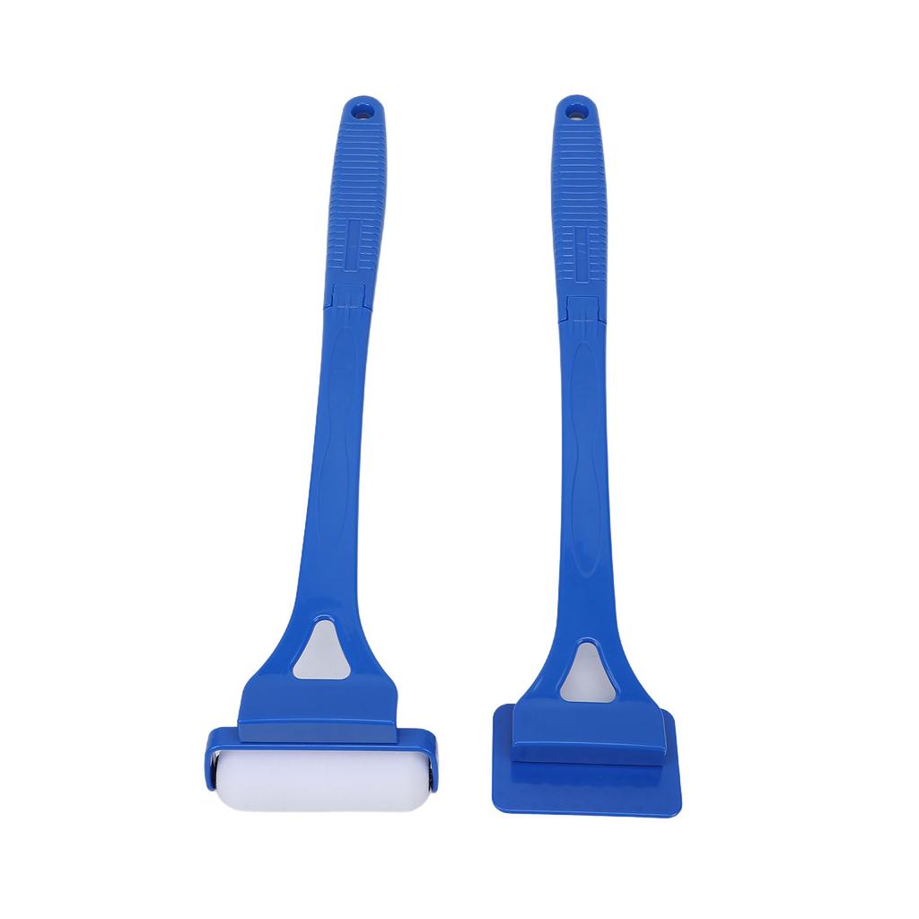 Foldable   Handle Back Lotion Applicator Roller Back Scratcher Set Multifunctional Sunscreen Self Tanner Application Roller Blue