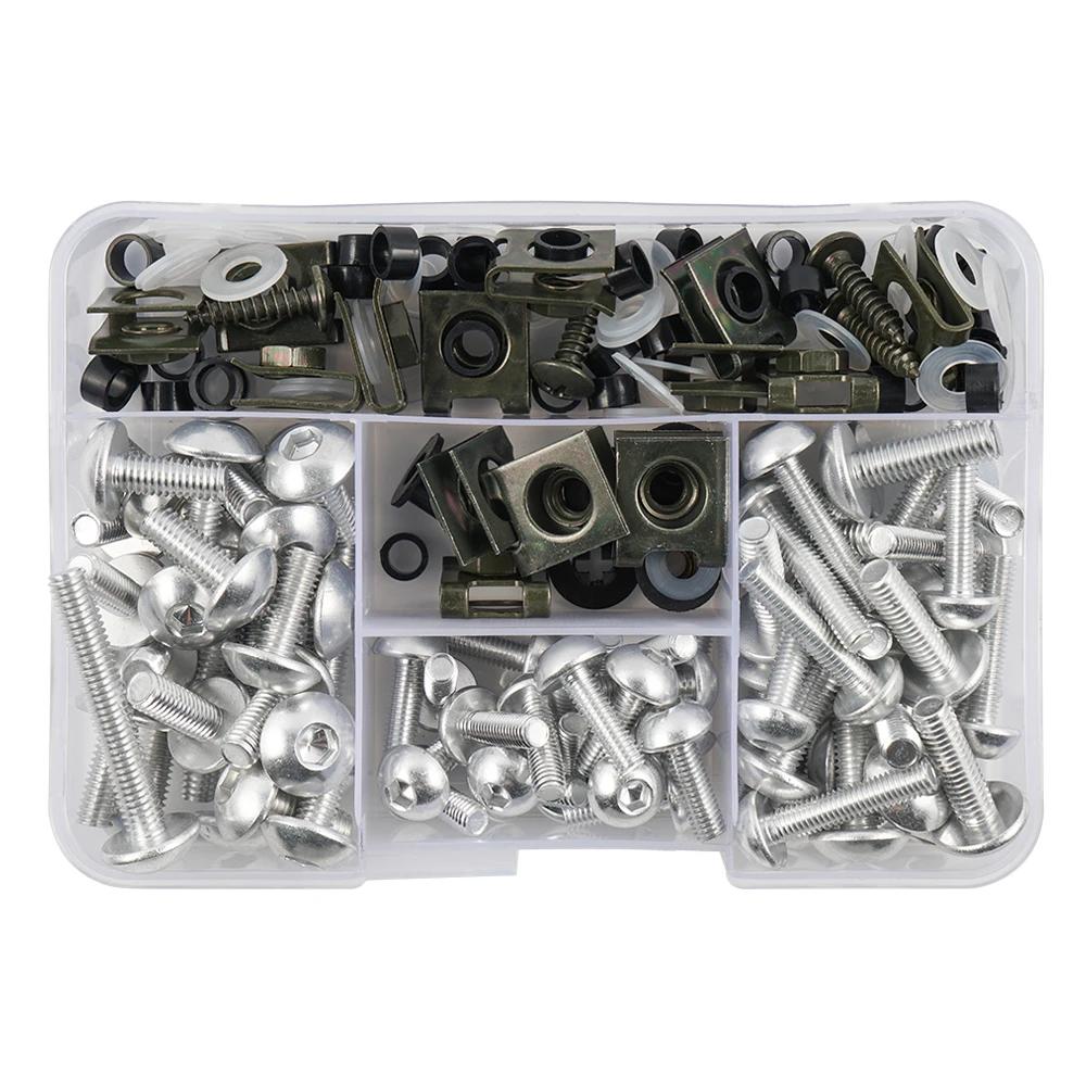 177PCS CNC Screws Nut For Honda CBR600RR CBR650R CBR500R CBR1000RR CBR 650R 600 F4i 600RR CBR650F CBR250RR F2 Fairing Bolts Kit