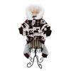 Christmas Pet Clothing and Accessories, Pet Cotton-padded Clothes, Snowflake Reindeer Thick Winter Dog Christmas Clothing