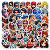 50 New Style Cute Rugby Player Graffiti Stickers Sunny Girl Stickers